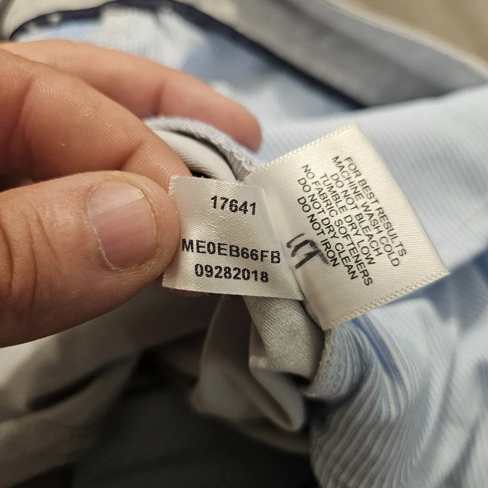 Peter Millar‎ EB66 Pants Mens 35x26 Gray Performance Stretch Tag 35x32 HEMMED